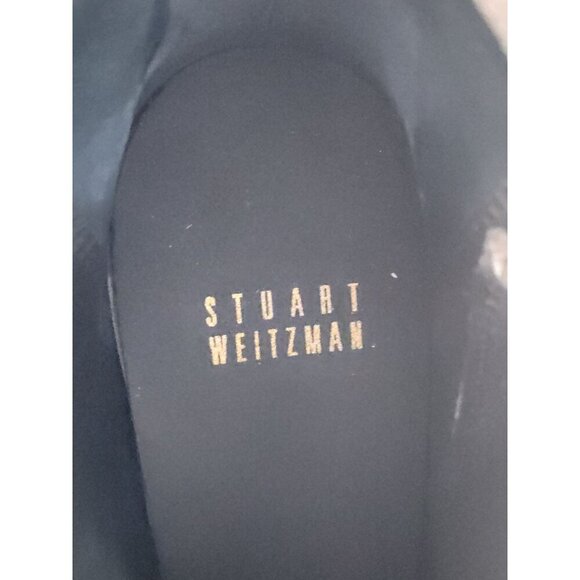 STUART WEITZMAN Women's Greater Combat Platform Hiker Boots Olive Green Suede No - Picture 6 of 16